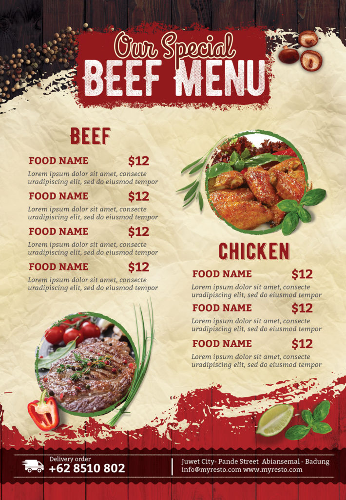 Detail Background Menu Makanan Nomer 55