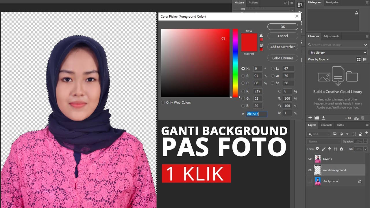 Detail Background Merah Foto Ktp Nomer 33