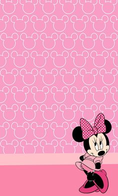 Detail Background Mickey Mouse Pink Nomer 2