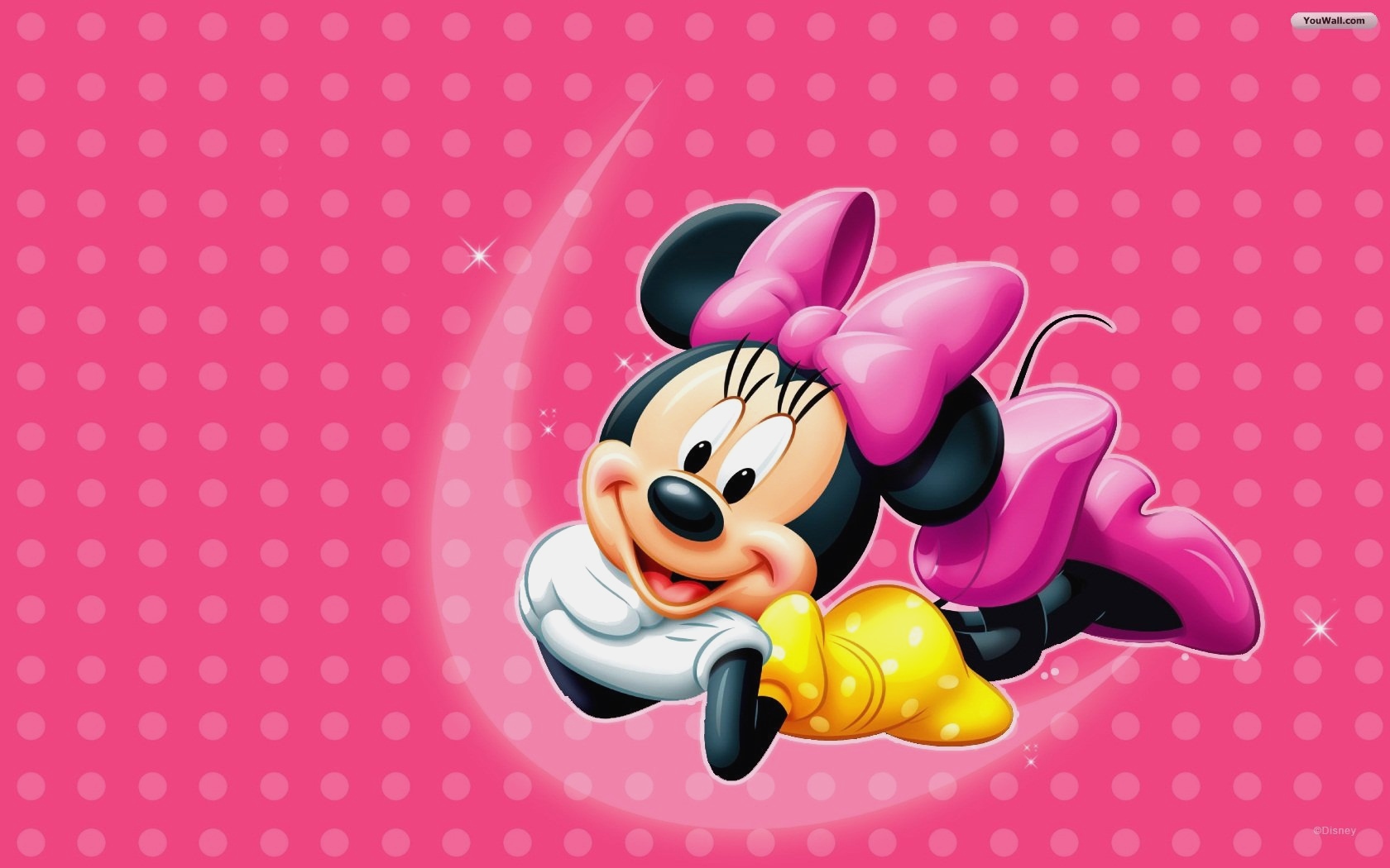 Detail Background Mickey Mouse Pink Nomer 18