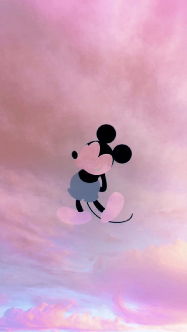 Detail Background Mickey Mouse Pink Nomer 6