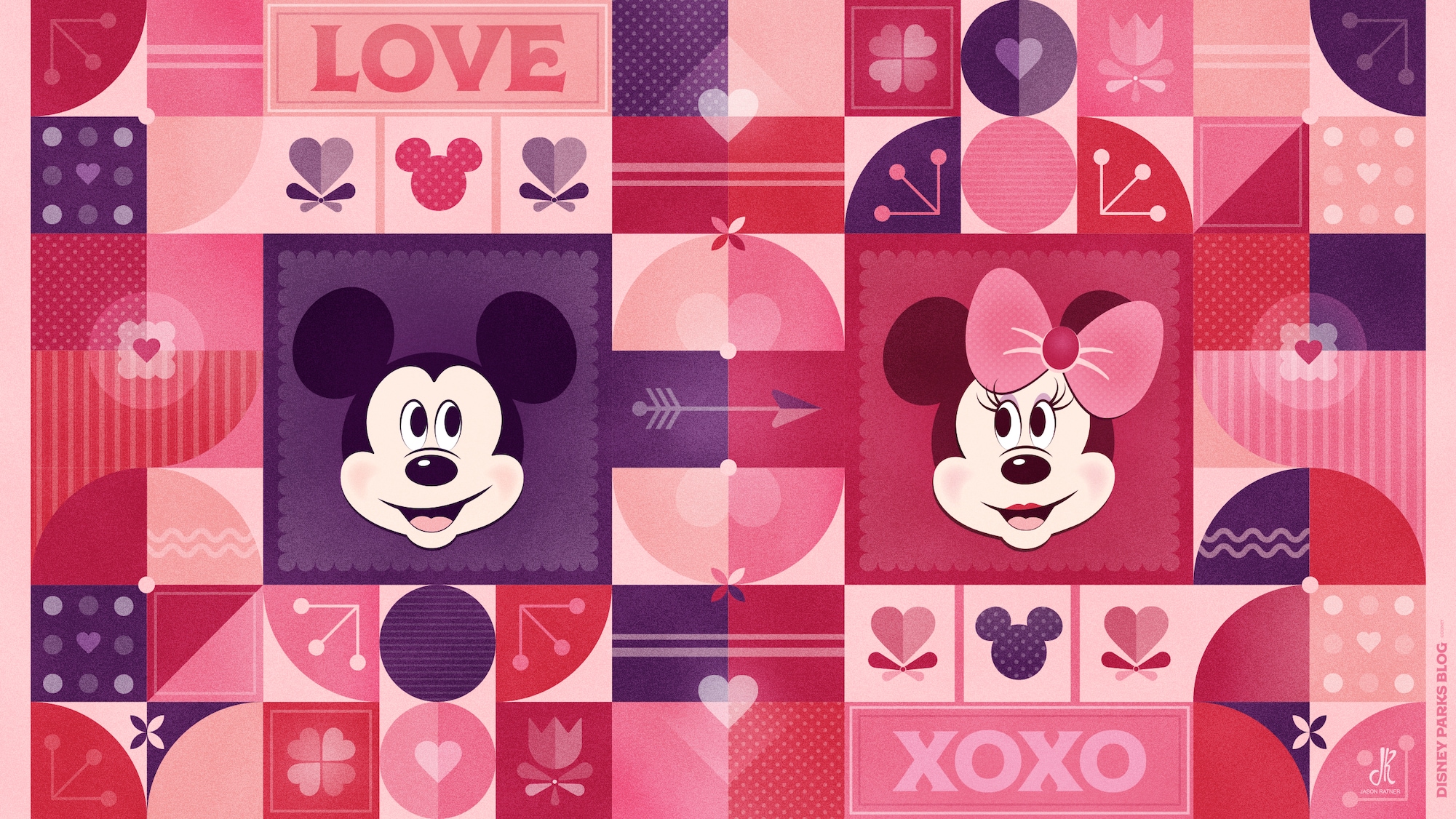 Detail Background Mickey Mouse Pink Nomer 48