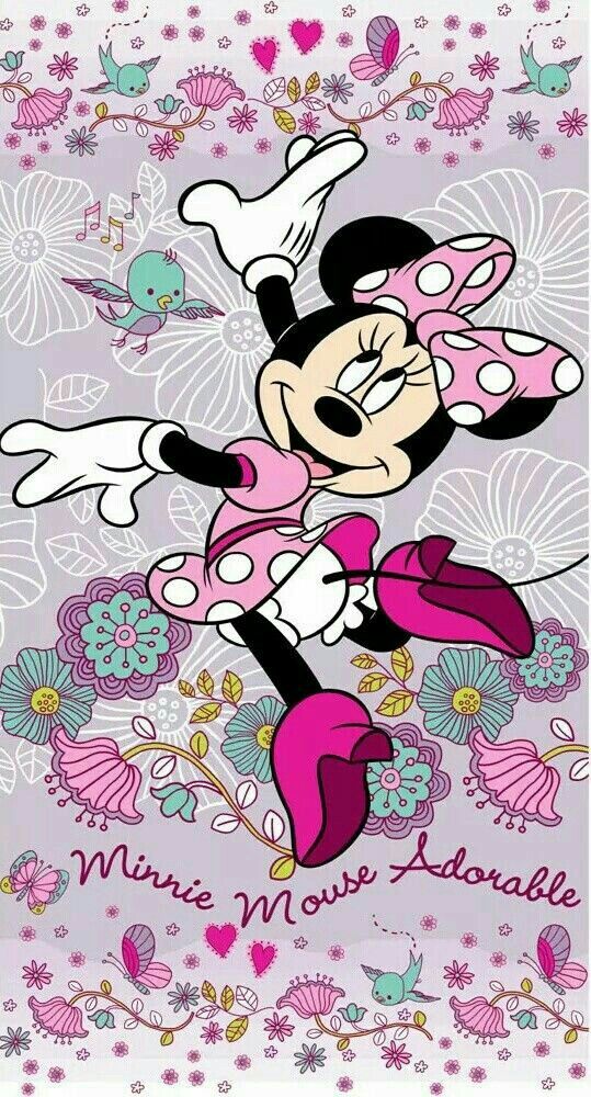 Detail Background Mickey Mouse Pink Nomer 10