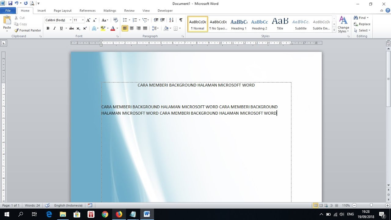 Detail Background Microsoft Word Keren Nomer 4