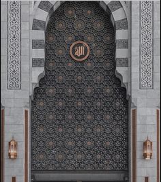 Detail Background Mimbar Masjid Nomer 24