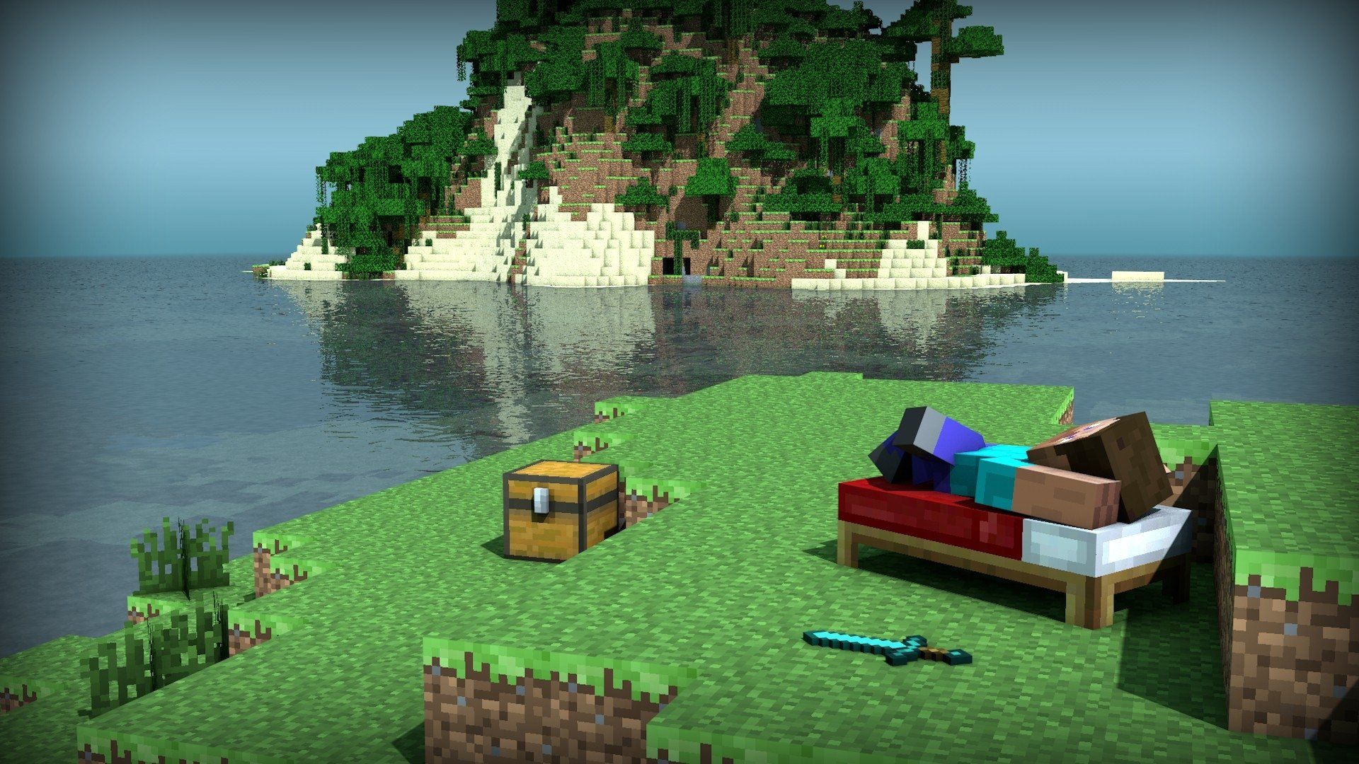 Detail Background Minecraft Hd Nomer 28