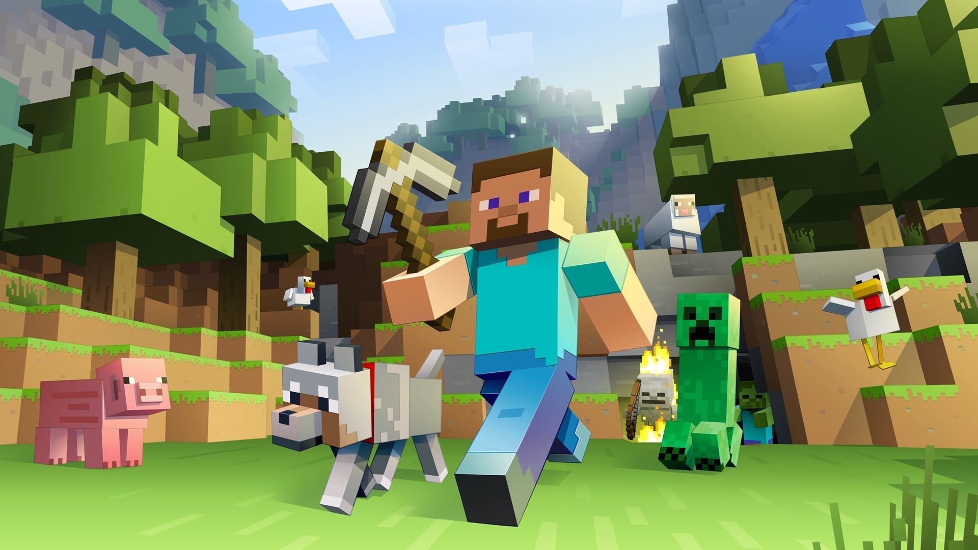 Detail Background Minecraft Hd Nomer 4