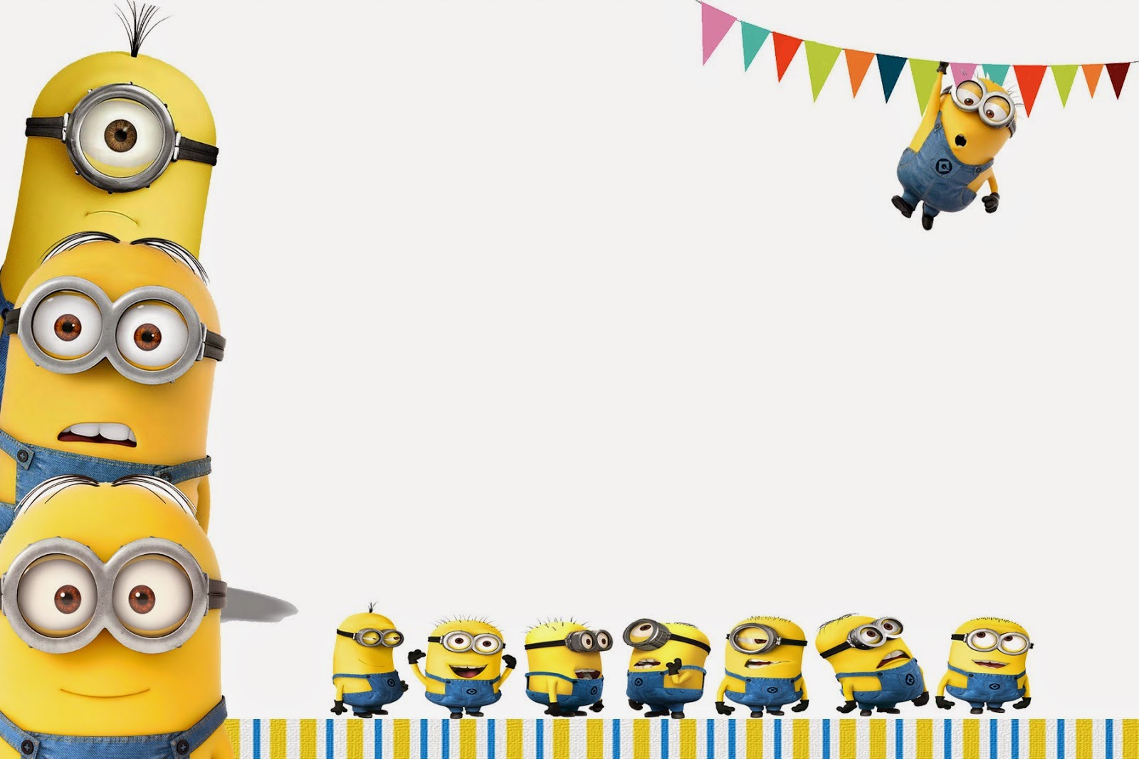 Detail Background Minion Powerpoint Nomer 12