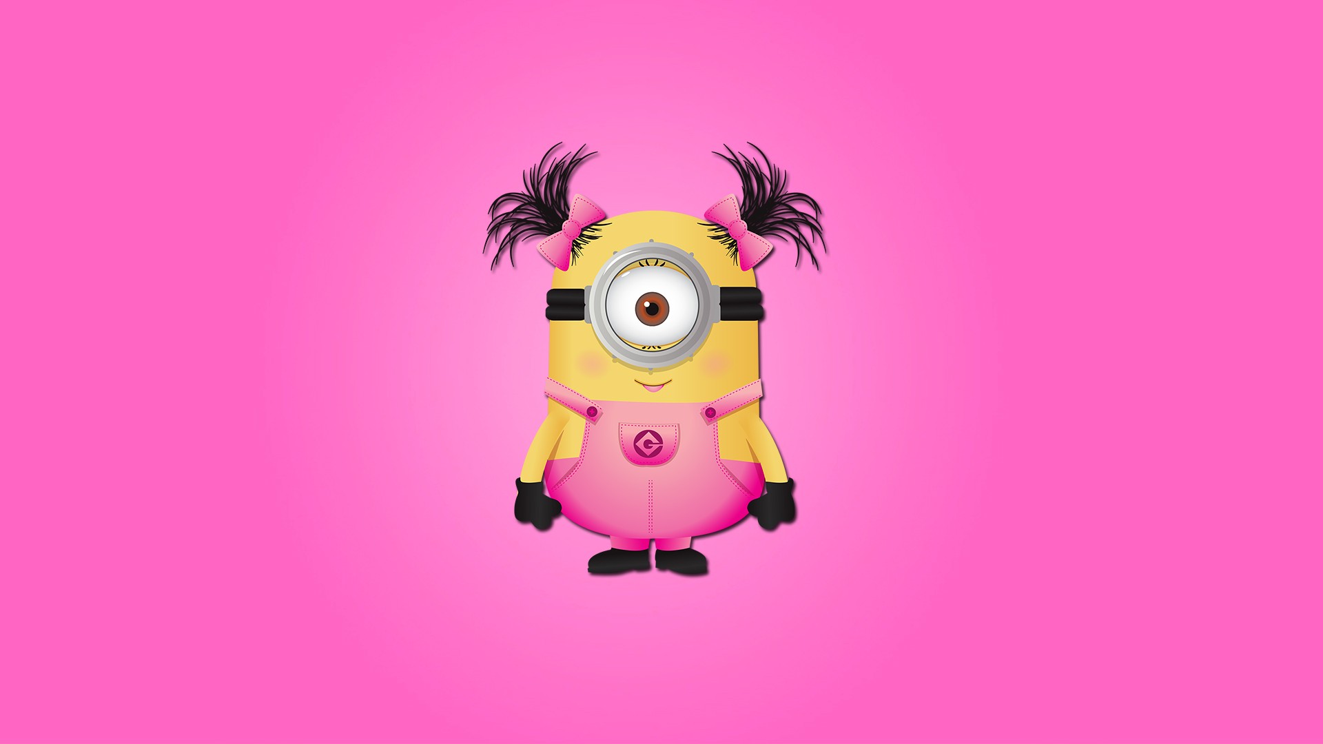 Detail Background Minions Pink Nomer 3