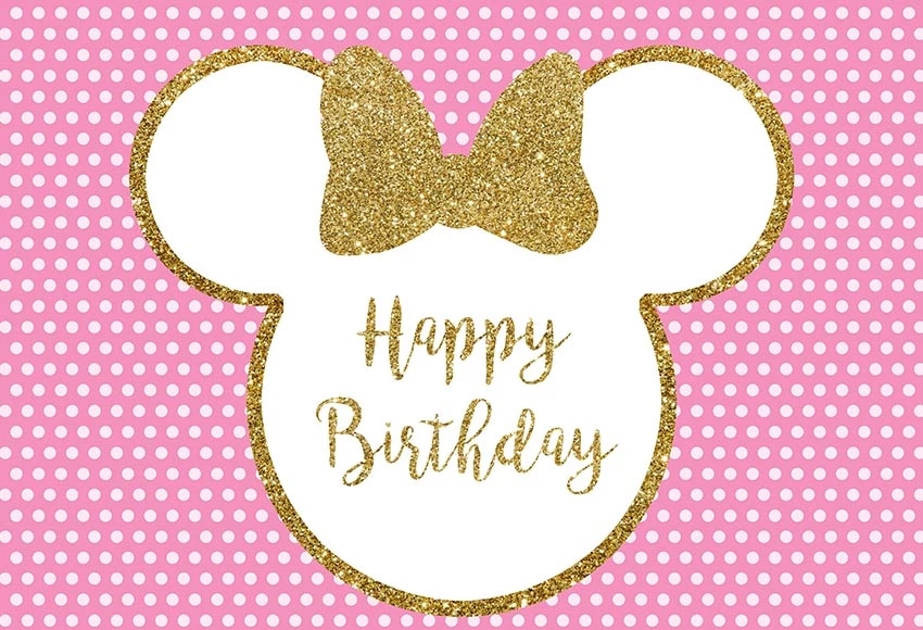 Detail Background Minnie Mouse Pink Nomer 11