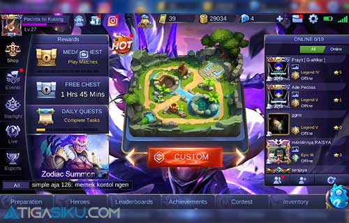 Detail Background Mobile Legend Polos Nomer 50