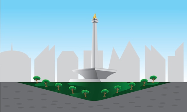 Detail Background Monas Nomer 31