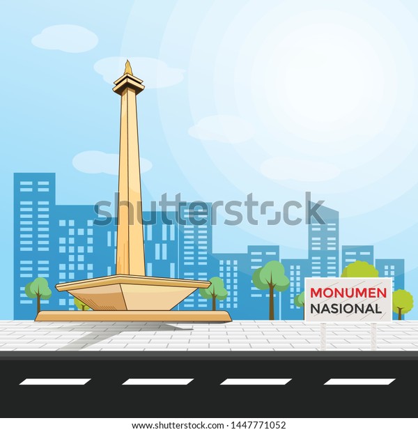 Detail Background Monas Animasi Nomer 17