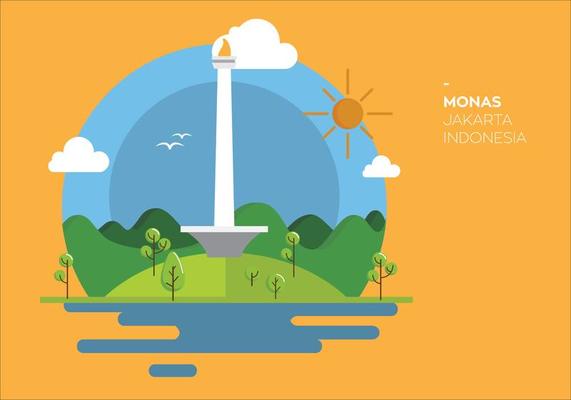 Detail Background Monas Animasi Nomer 25