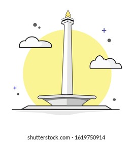 Detail Background Monas Animasi Nomer 38