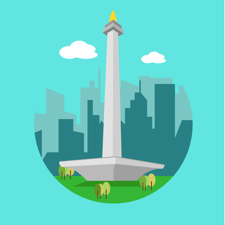 Detail Background Monas Animasi Nomer 5
