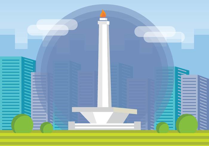 Detail Background Monas Animasi Nomer 10
