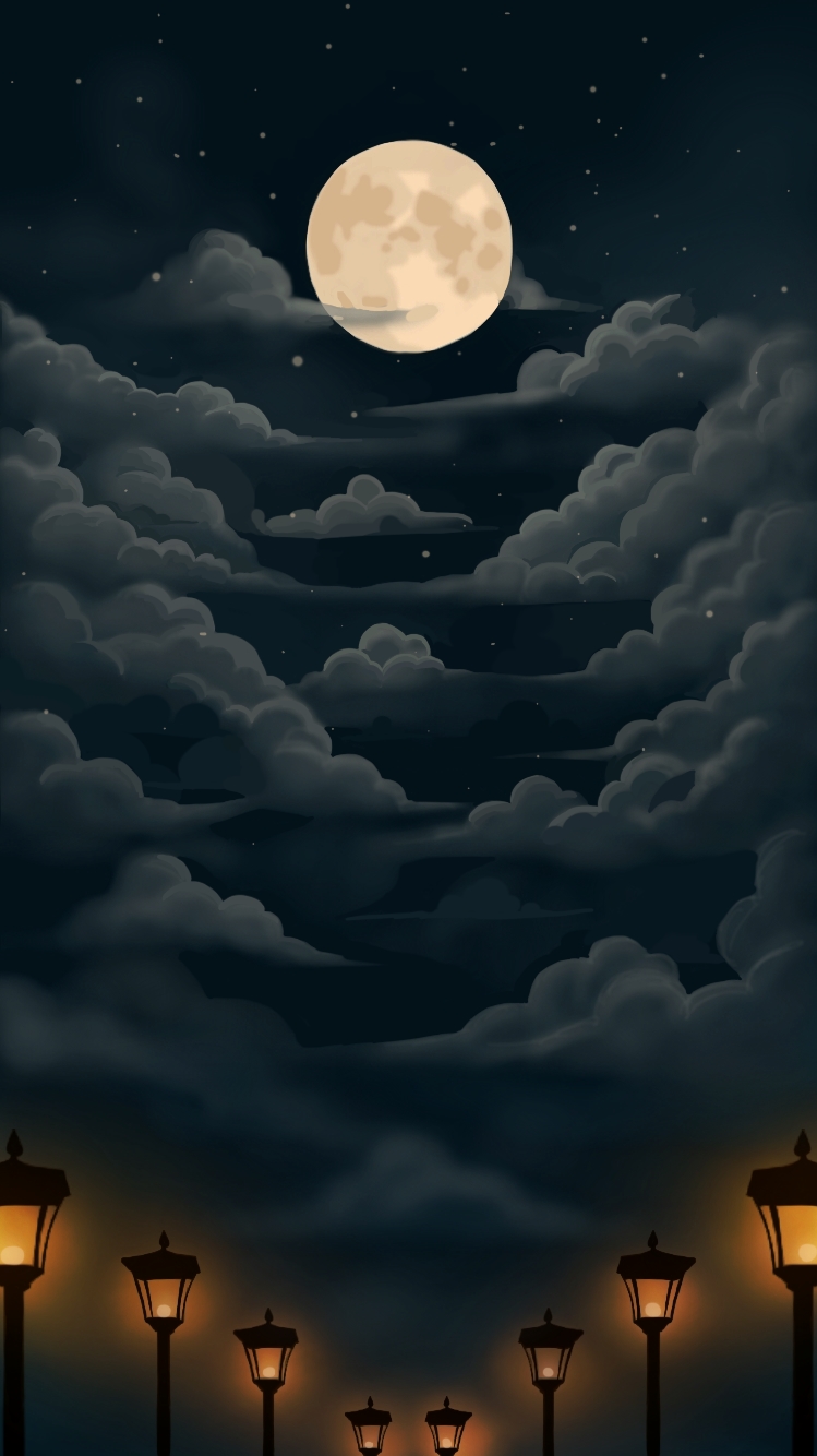 Detail Background Moonlight Nomer 12