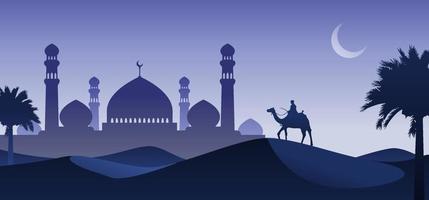 Download Background Mosque Vector Nomer 1