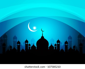 Detail Background Mosque Vector Nomer 20