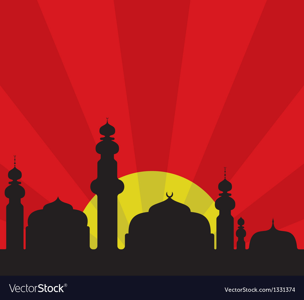 Detail Background Mosque Vector Nomer 47