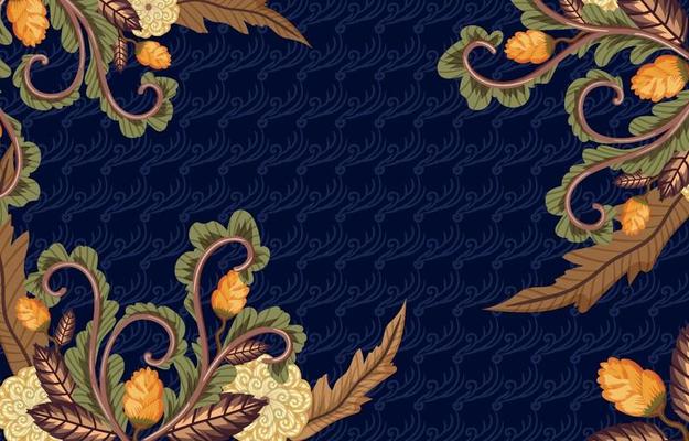 Detail Background Motif Batik Nomer 27