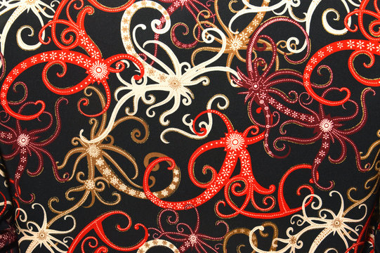 Detail Background Motif Dayak Nomer 40