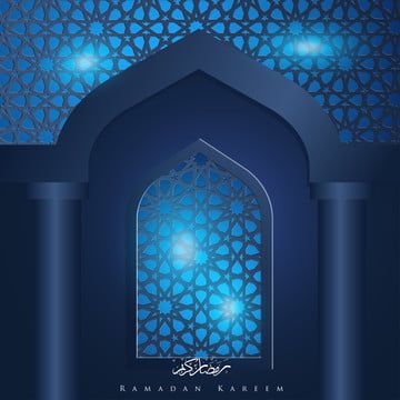 Download Background Muslim Biru Nomer 12