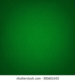 Detail Background Muslim Green Nomer 10