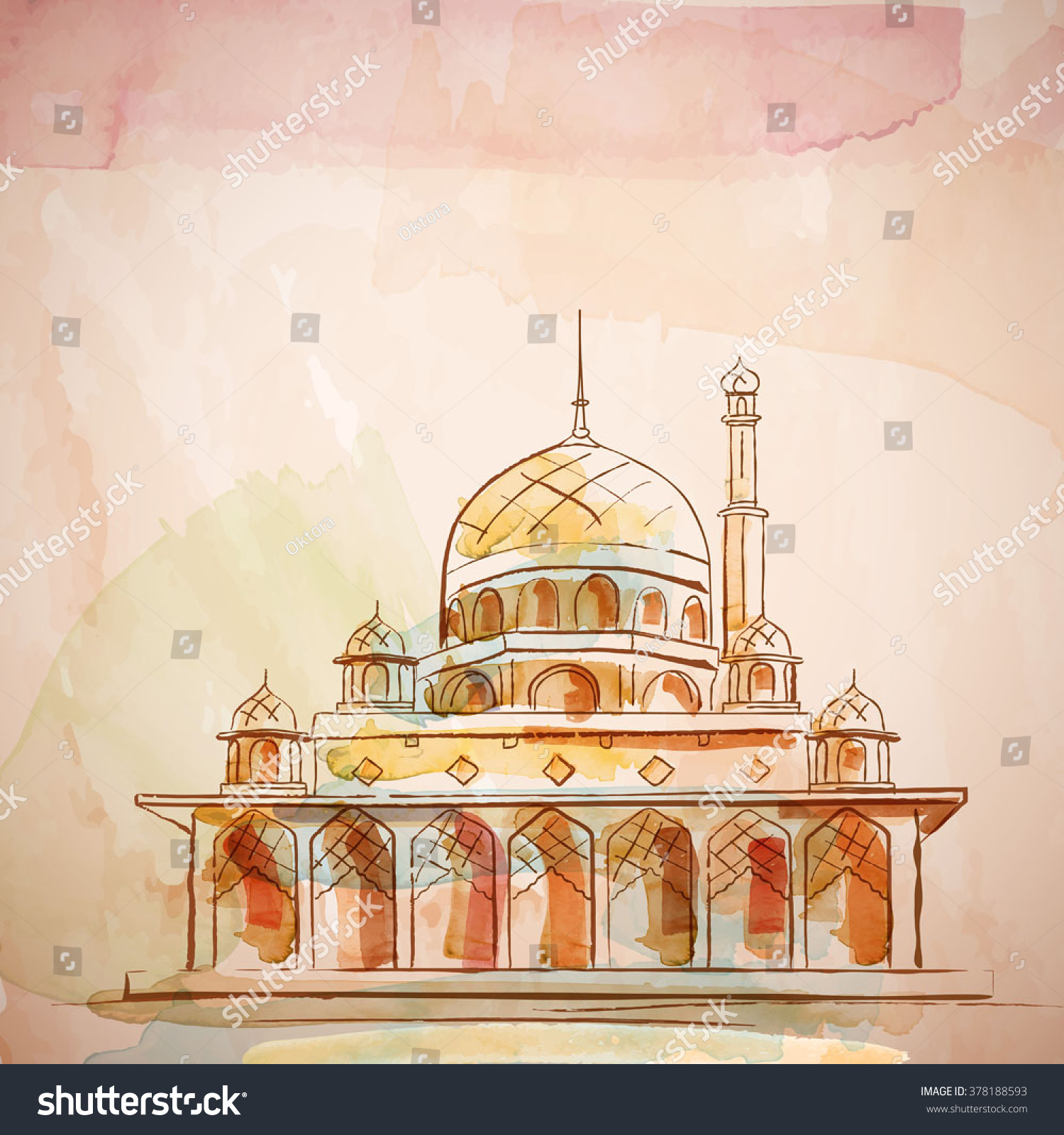 Detail Background Muslim Vector Nomer 40