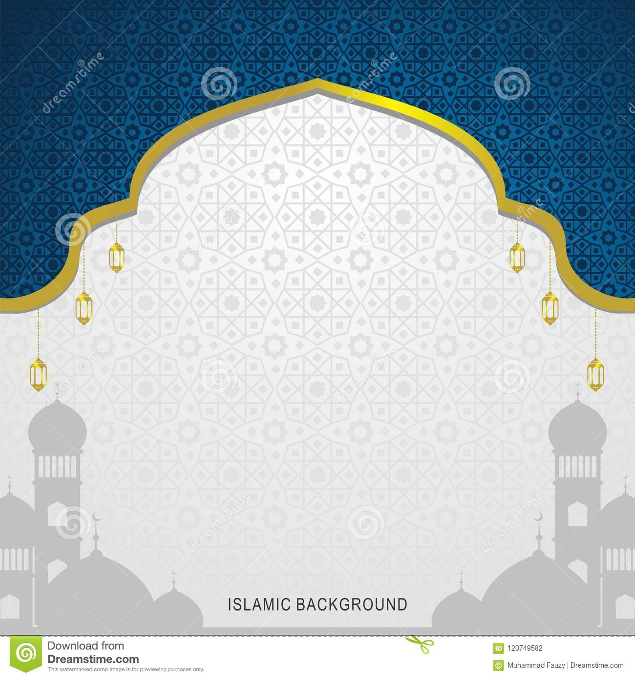 Detail Background Muslim Vector Nomer 7