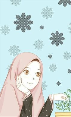 Detail Background Muslimah Lucu Nomer 2