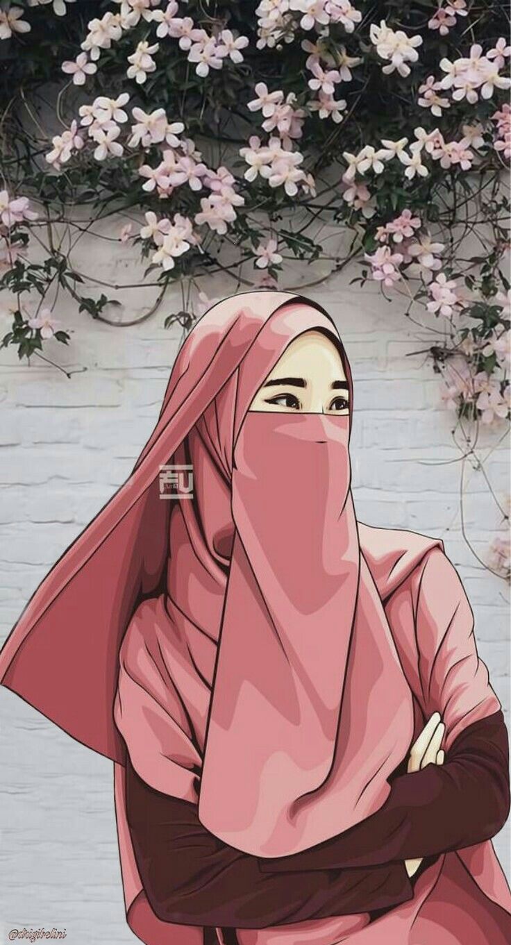 Download Background Muslimah Lucu Nomer 17