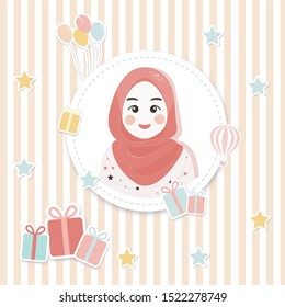 Detail Background Muslimah Lucu Nomer 50