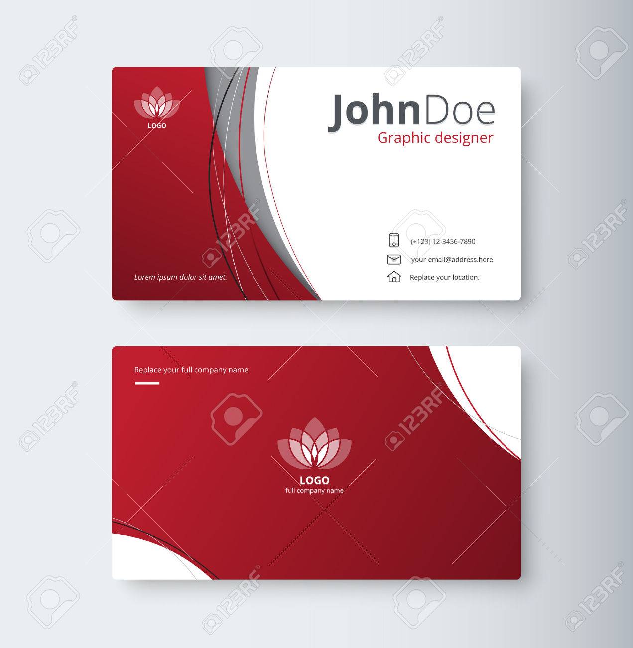 Detail Background Name Card Nomer 15