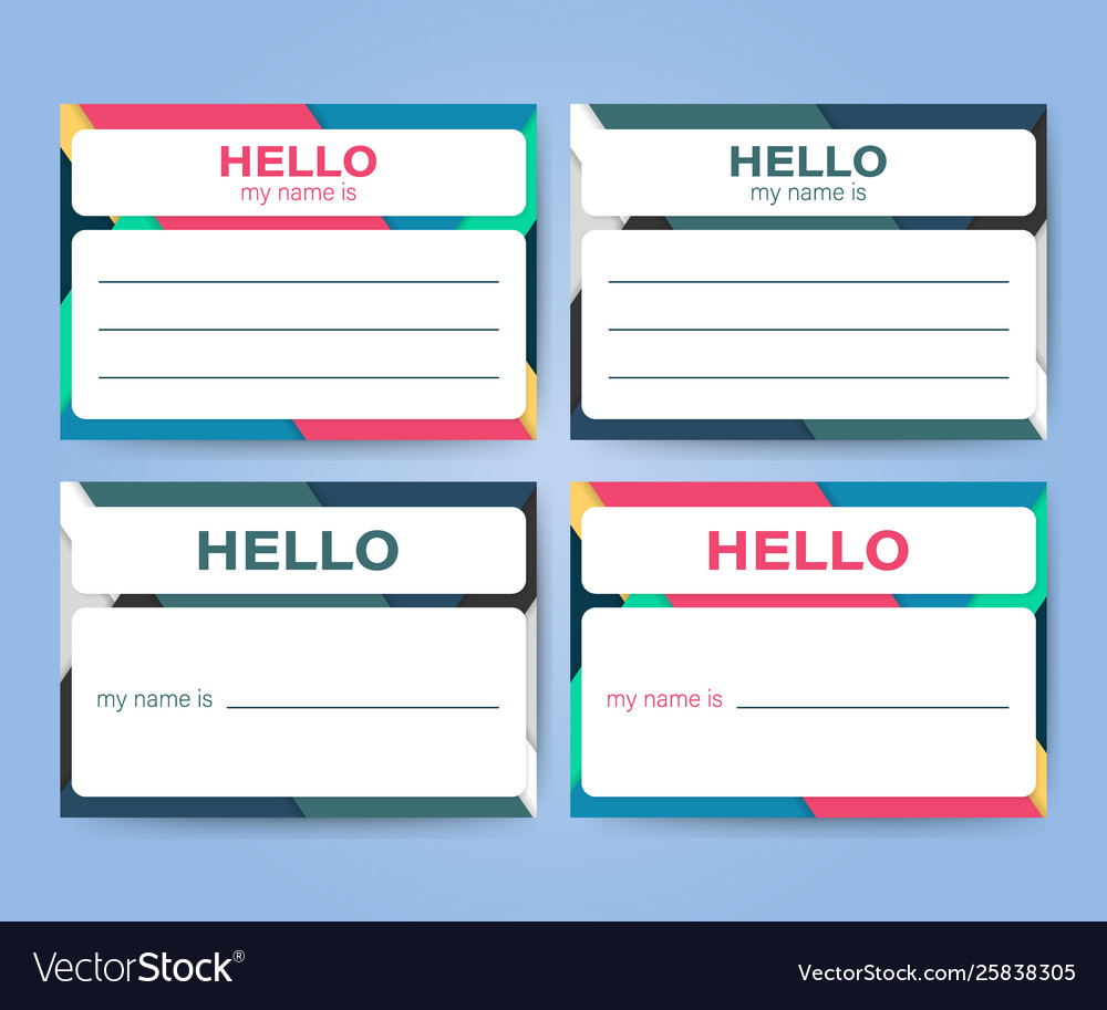 Detail Background Name Tag Nomer 18