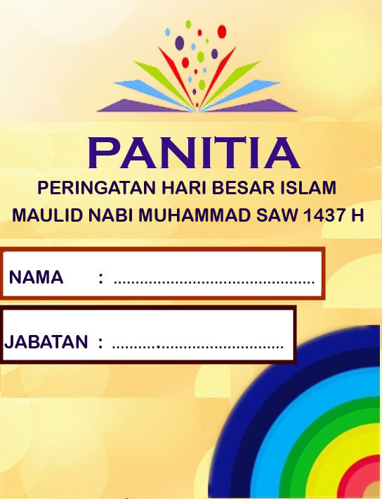 Detail Background Name Tag Panitia Nomer 37