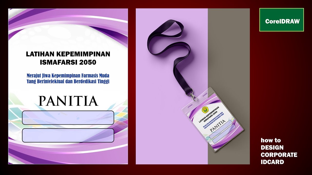 Detail Background Name Tag Panitia Keren Nomer 34