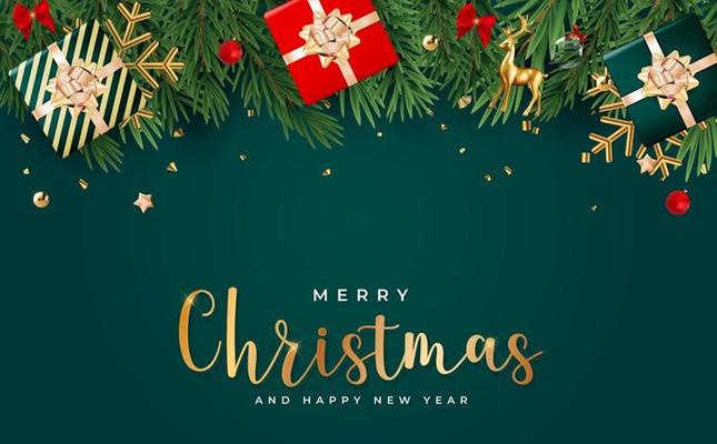 Detail Background Natal Vector Nomer 3