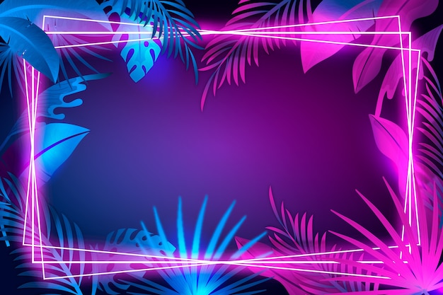 Detail Background Neon Keren Nomer 30