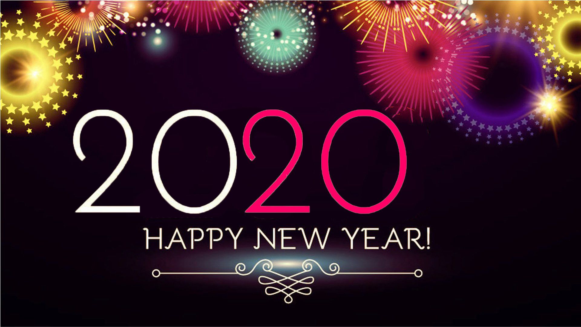 Detail Background New Year 2020 Nomer 25