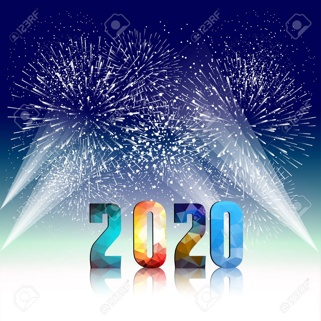 Detail Background New Year 2020 Nomer 52