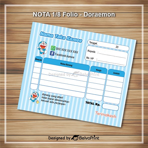 Detail Background Nota Olshop Nomer 36