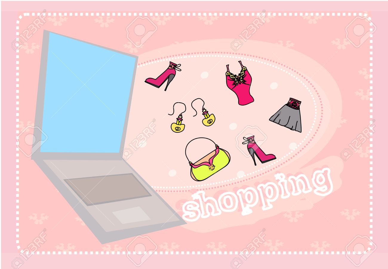 Background Online Shop Baju - KibrisPDR