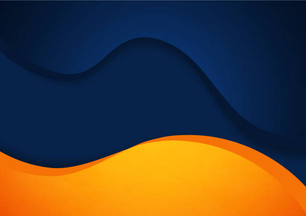 Detail Background Orange Blue Nomer 26