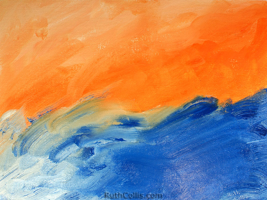 Detail Background Orange Blue Nomer 49
