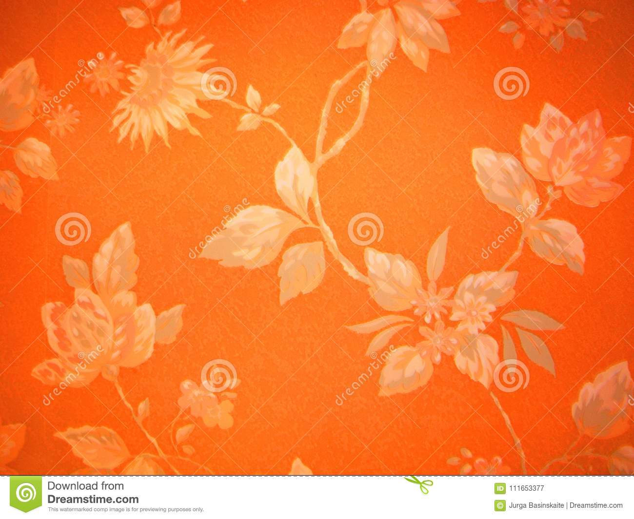 Detail Background Orange Flower Nomer 40
