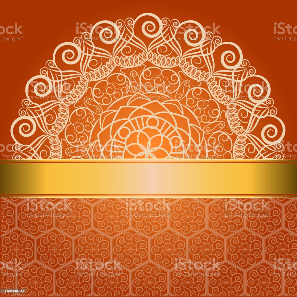 Detail Background Orange Islami Nomer 3