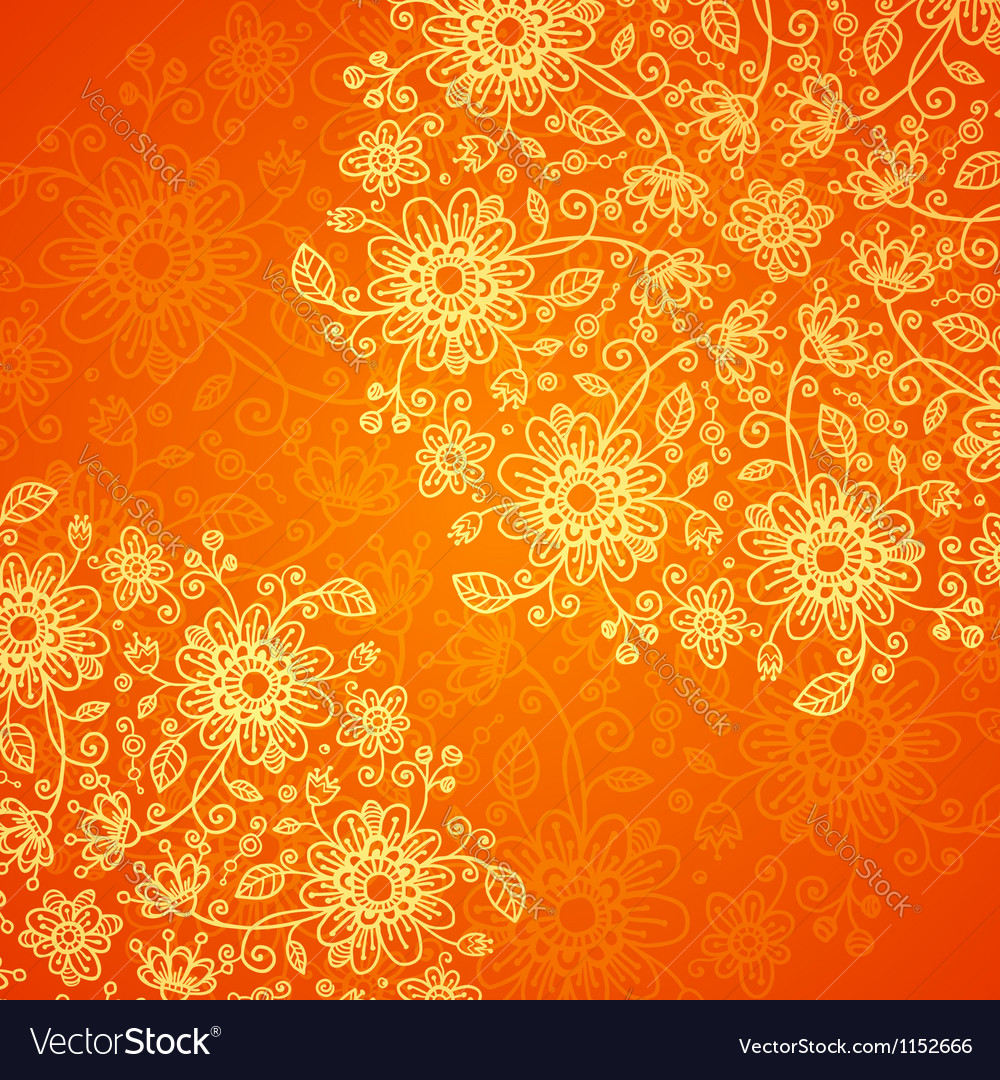 Detail Background Orange Motif Nomer 6