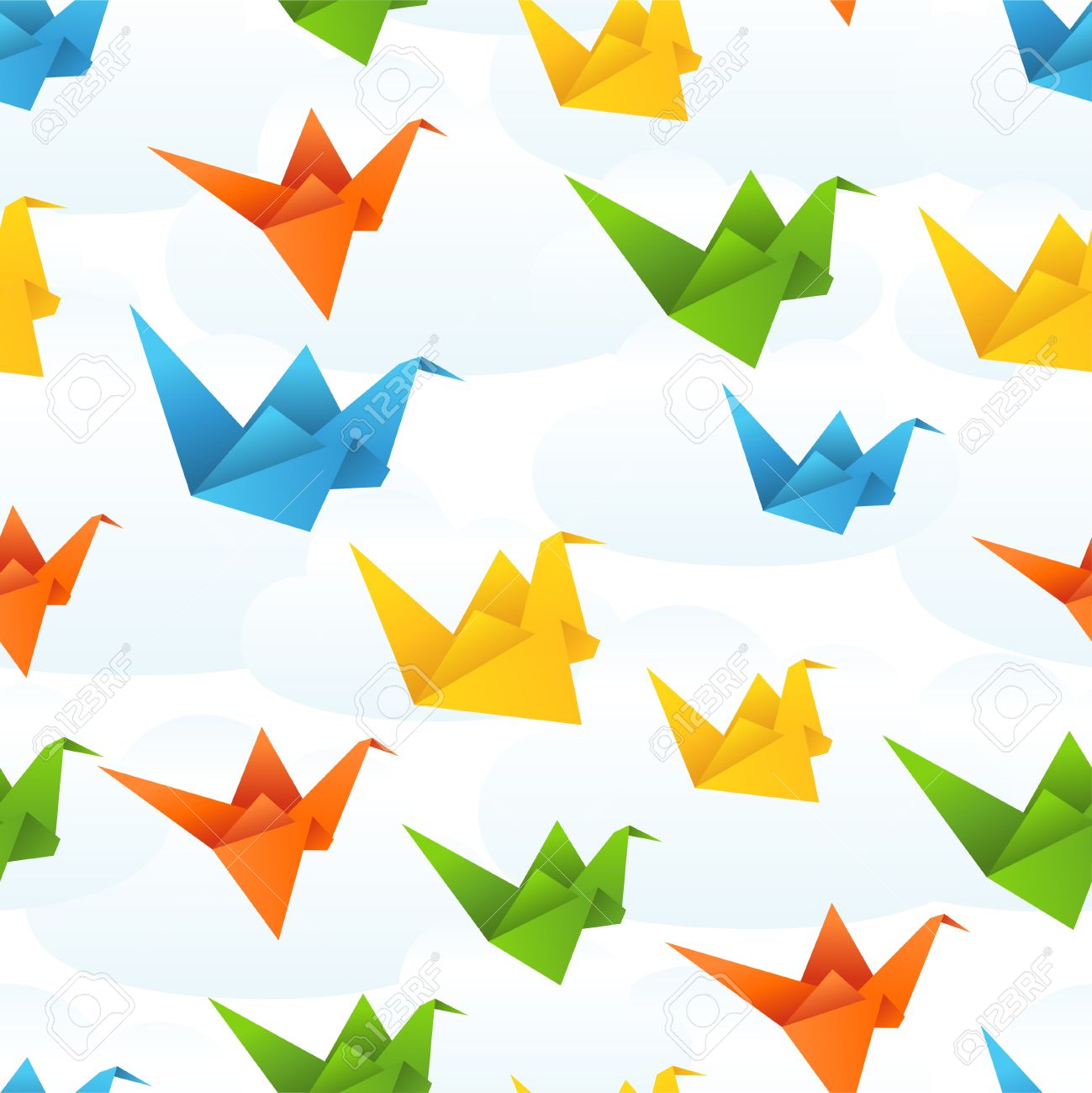 Detail Background Origami Nomer 22